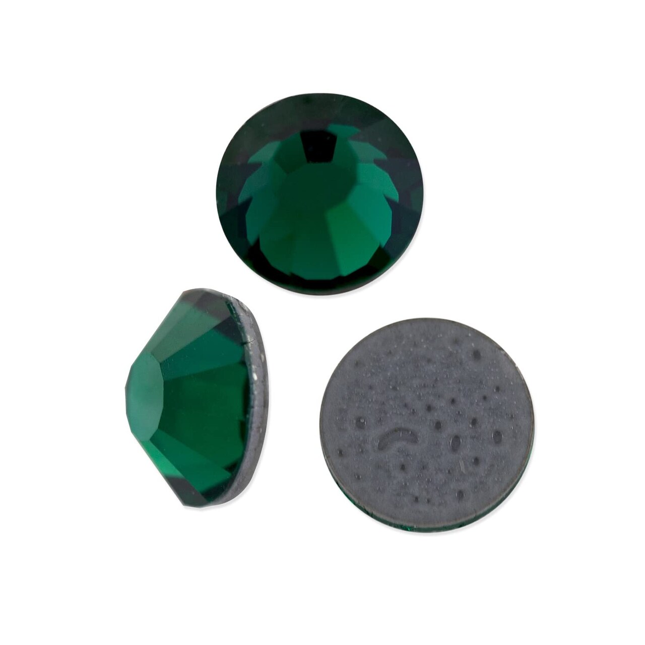 Preciosa Crystal VIVA12 Hotfix Rhinestone 3mm (SS12) Emerald (Package of 50)